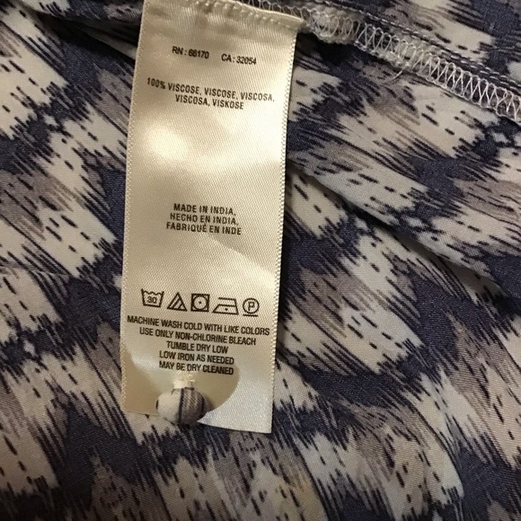 Maeve Anthropologie Pleated Blouse Sleeveless Multicolor - Picture 10 of 10